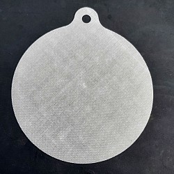 Round induction hob mat