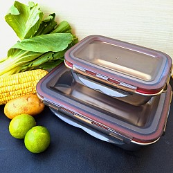 Stainless steel food storage box